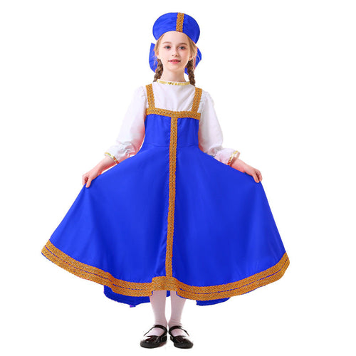 Mädchen Traditionelles Partykleid Nord Taschen