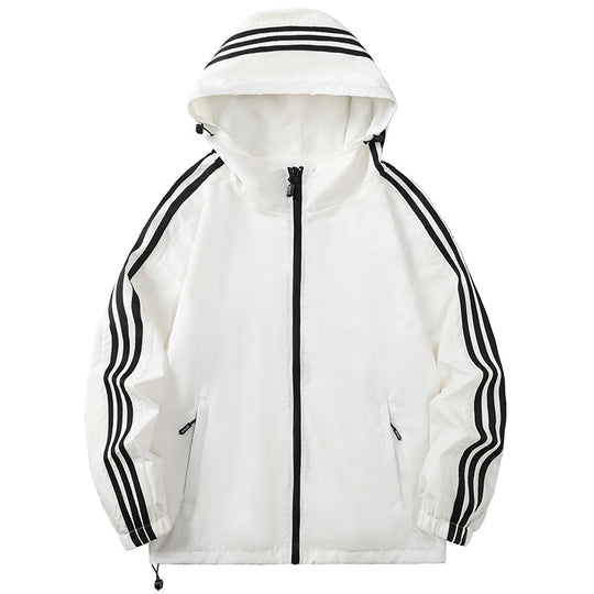 Herren Sportliche Übergangsjacke mit Kapuze und reflektierenden Akzenten Nord Taschen