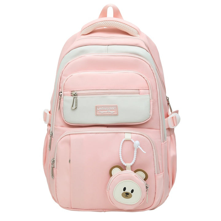 Damen Freizeit-Rucksack mit ergonomischem Design und charmantem Plüschanhänger Nord Taschen