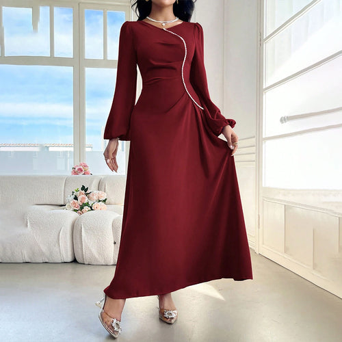 Damen Elegantes Maxikleid mit besonderem Ausschnitt Nord Taschen