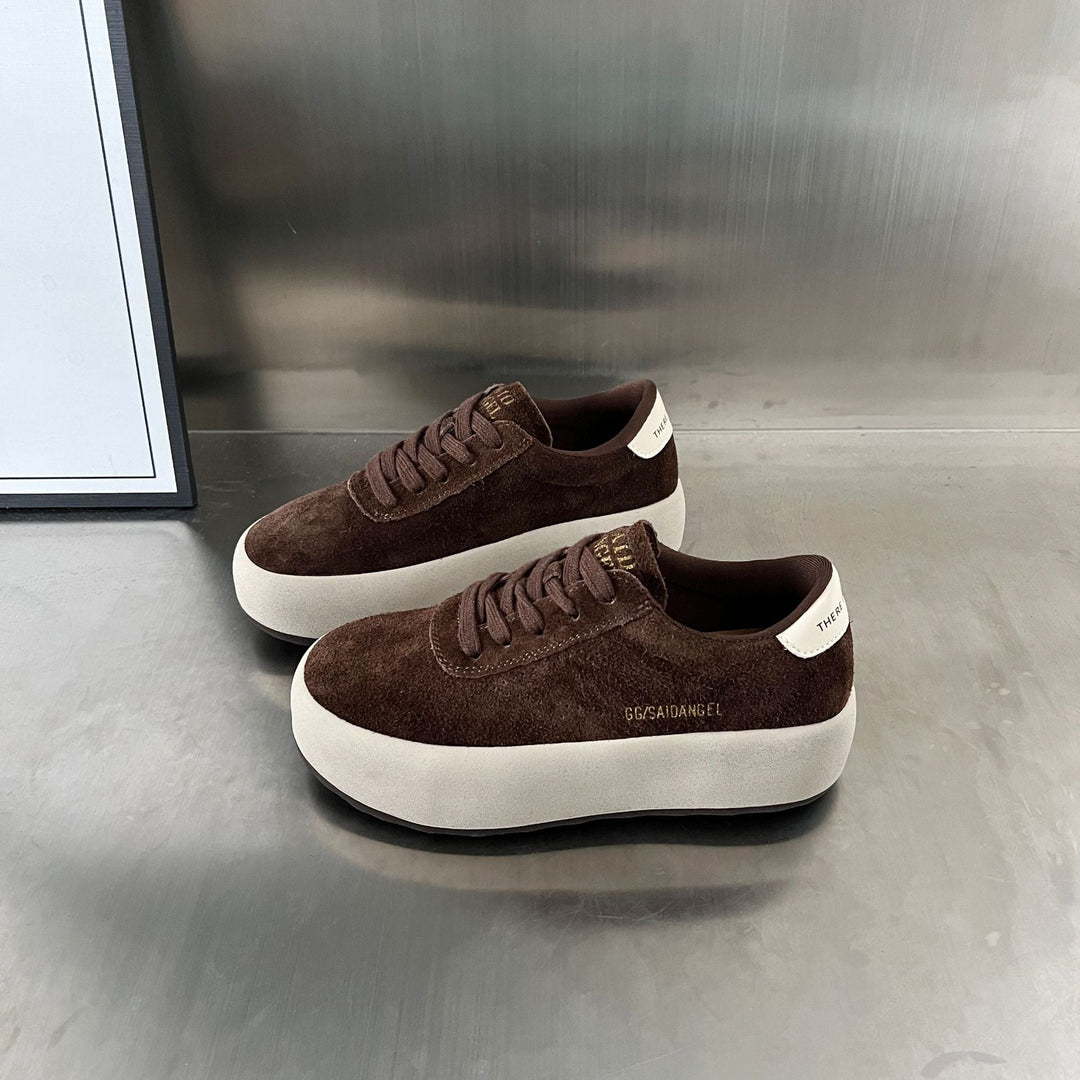 Damen Sneaker aus hochwertigem Wildleder mit dämpfender Sohle Nord Taschen