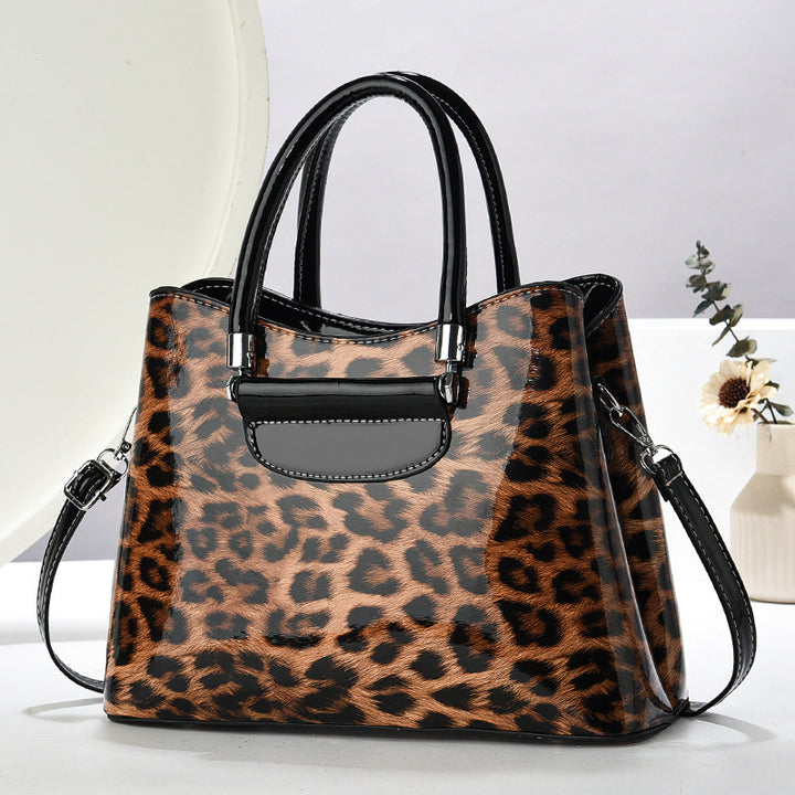 Damen Handtasche im modernen Leopardenmuster Nord Taschen
