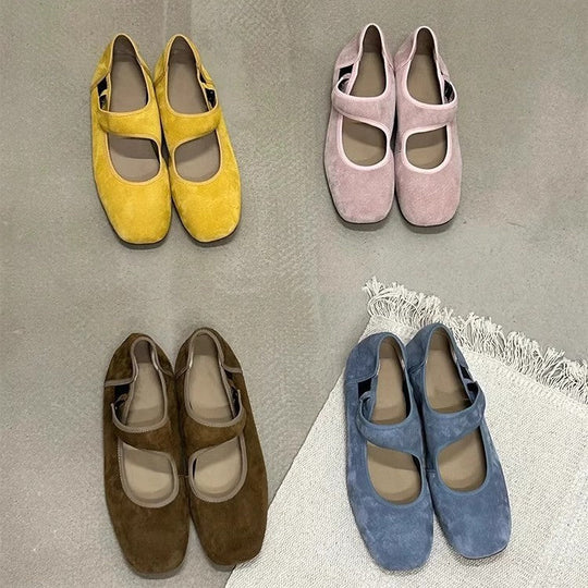 Damen Komfortable Ballerinas mit eleganten Cut-Outs Nord Taschen