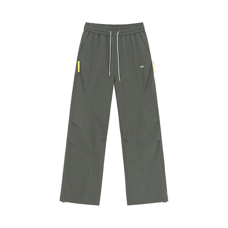 Damen Weite Utility-Trainingshose mit elastischem Bund, Reißverschlusstaschen & verstellbarem Saum Nord Taschen