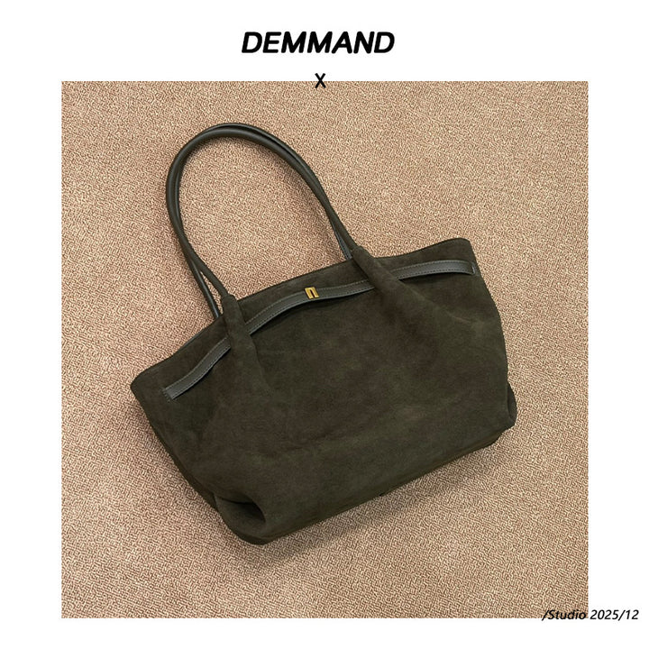 Damen hochwertige Wildleder Shopper-Tasche Nord Taschen