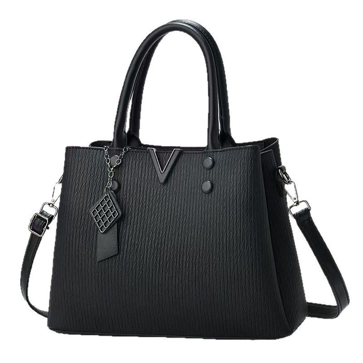 Damen hochwertige Handtasche mit strukturiertem Obermaterial Nord Taschen