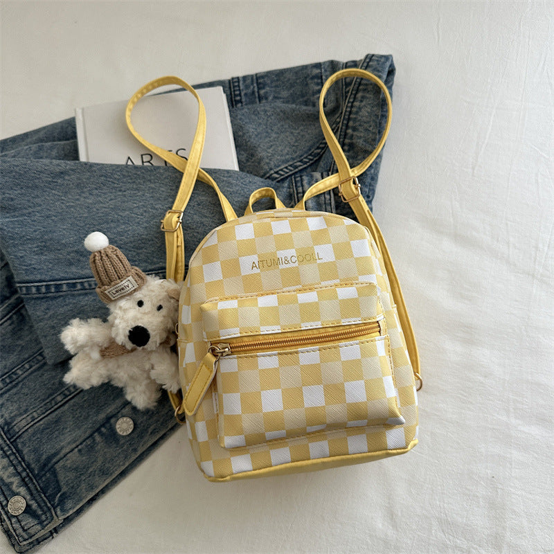Damen Rucksack mit verspieltem Karomuster Nord Taschen