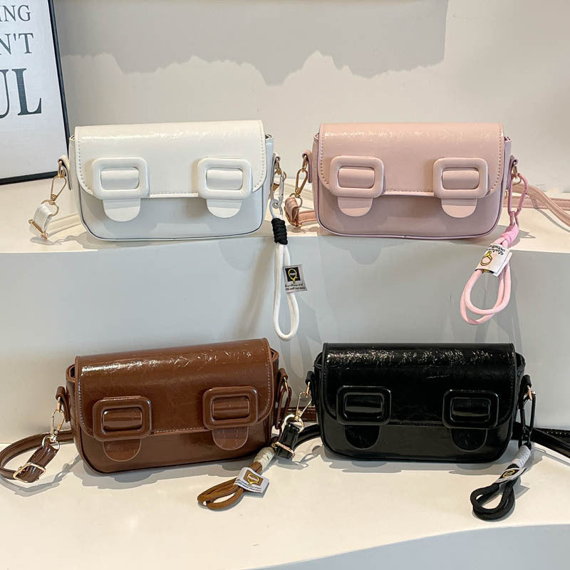 Damen Umhängetasche mit kreativem Verschluss Nord Taschen