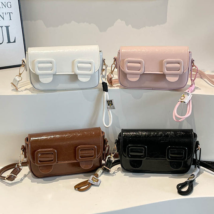 Damen Umhängetasche mit kreativem Verschluss Nord Taschen
