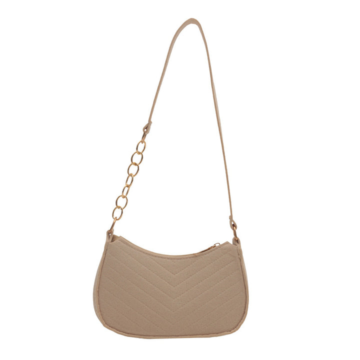 Damen Schultertasche mit elegantem geflochtenem Design Nord Taschen