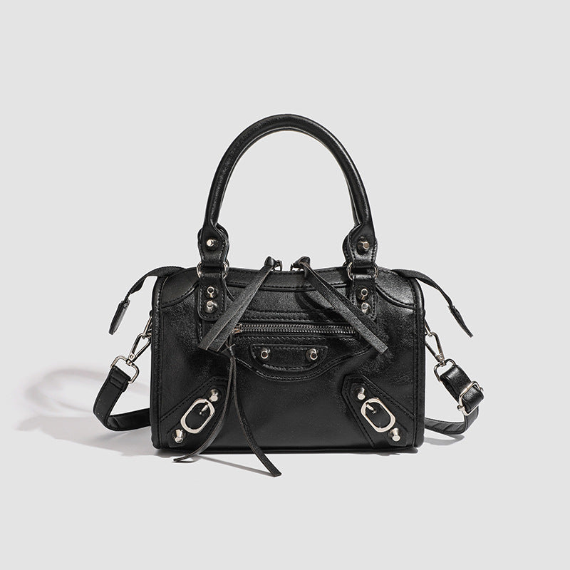 Damen Mini-Handtasche mit dekorativen Metallakzenten und abnehmbarem Schulterriemen Nord Taschen