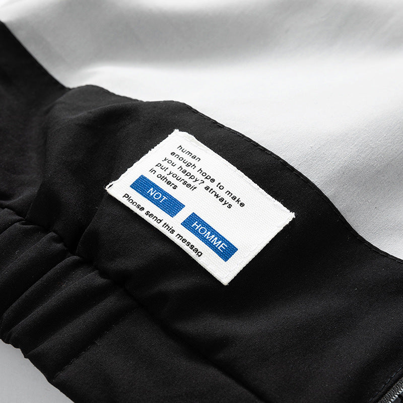 Herren Sportliche Track-Windbreakerjacke mit Stehkragen, Mesh‑Futter und Reißverschlusstaschen Nord Taschen