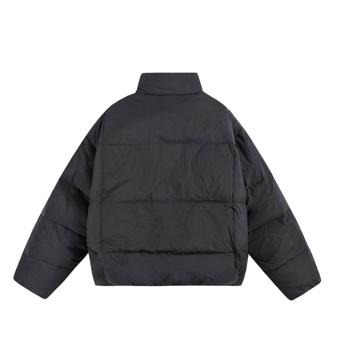 Damen Oversize Steppjacke mit hohem Plüschkragen und Windschutzleiste Nord Taschen