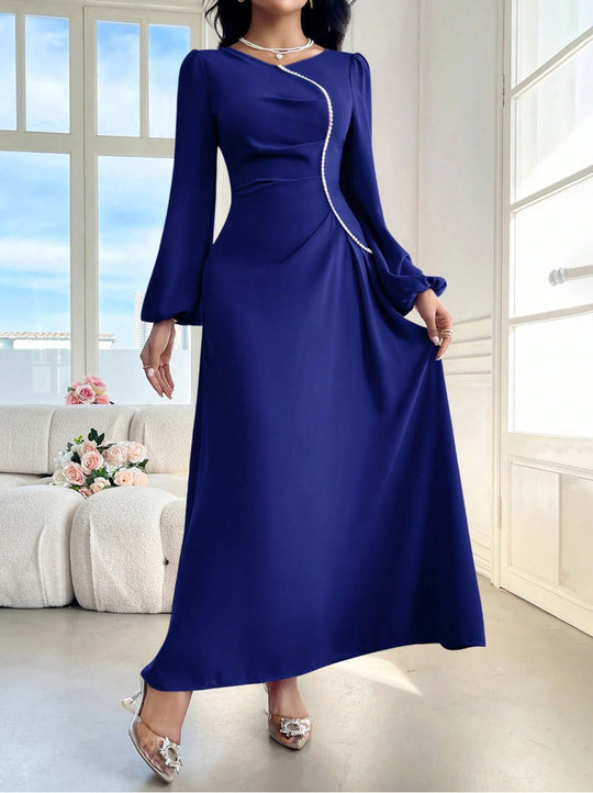 Damen Elegantes Maxikleid mit besonderem Ausschnitt Nord Taschen