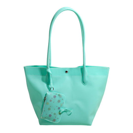 Damen elegante Tragetasche mit praktischem Mini-Portemonnaie Nord Taschen