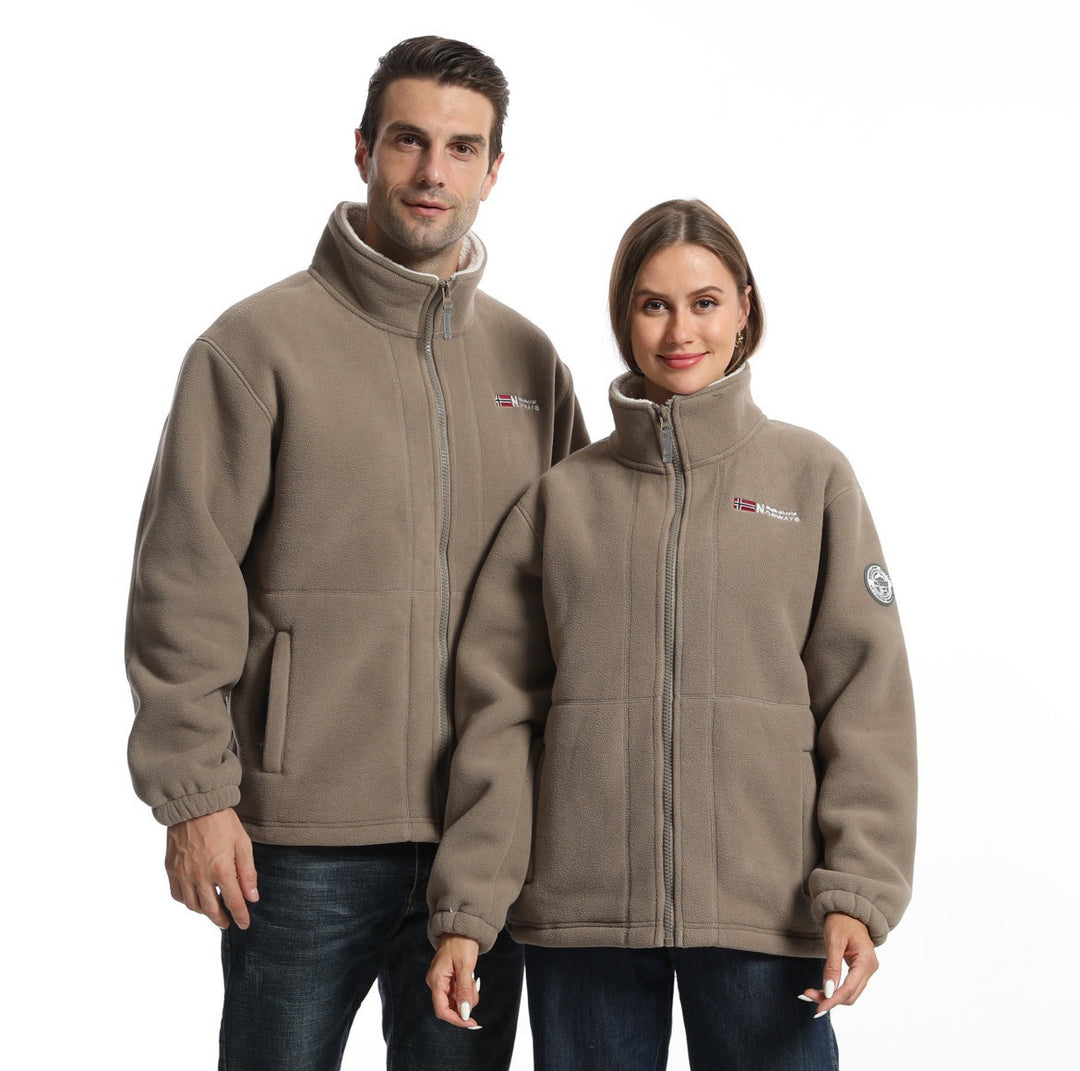 Herren Fleecejacke Nord Taschen