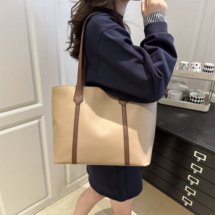 Damen Tote-Tasche aus hochwertigem Kunstleder mit geräumigen Innenfächern Nord Taschen