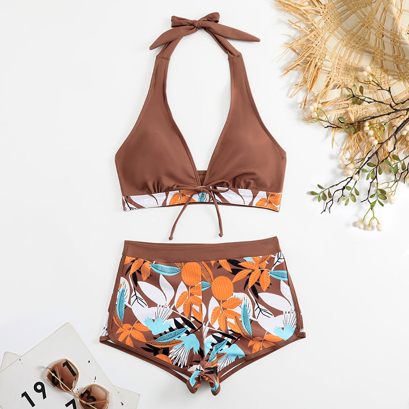 Damen Sportliches Bikini-Set mit verdecktem Bauch