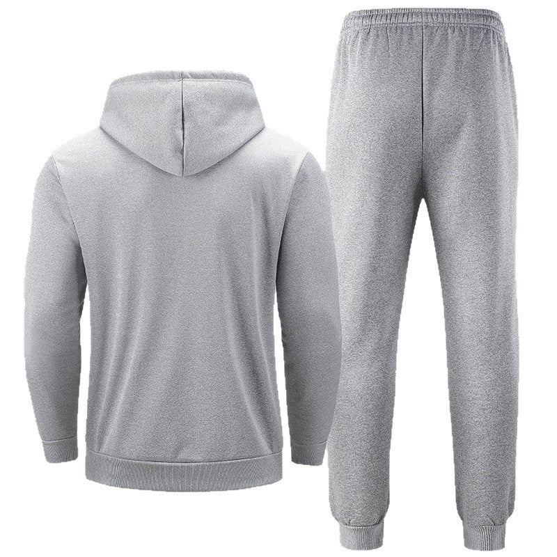 Herren Gefüttertes Freizeit-Set aus Kapuzenpullover mit Teddyfutter‑Kapuze & Thermo-Jogginghose Nord Taschen