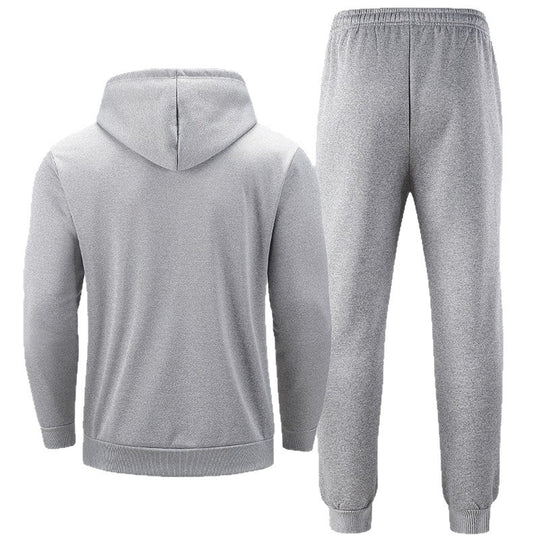 Herren Gefüttertes Freizeit-Set aus Kapuzenpullover mit Teddyfutter‑Kapuze & Thermo-Jogginghose Nord Taschen