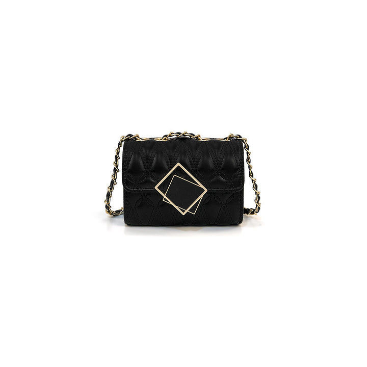 Damen Clutch mit luxuriöser Steppung und edlem Kettenhenkel Nord Taschen