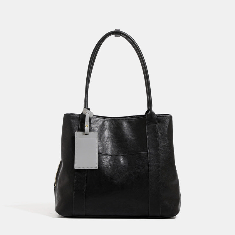 Damen Tragetasche aus hochwertigem Kunstleder mit eleganter Struktur Nord Taschen