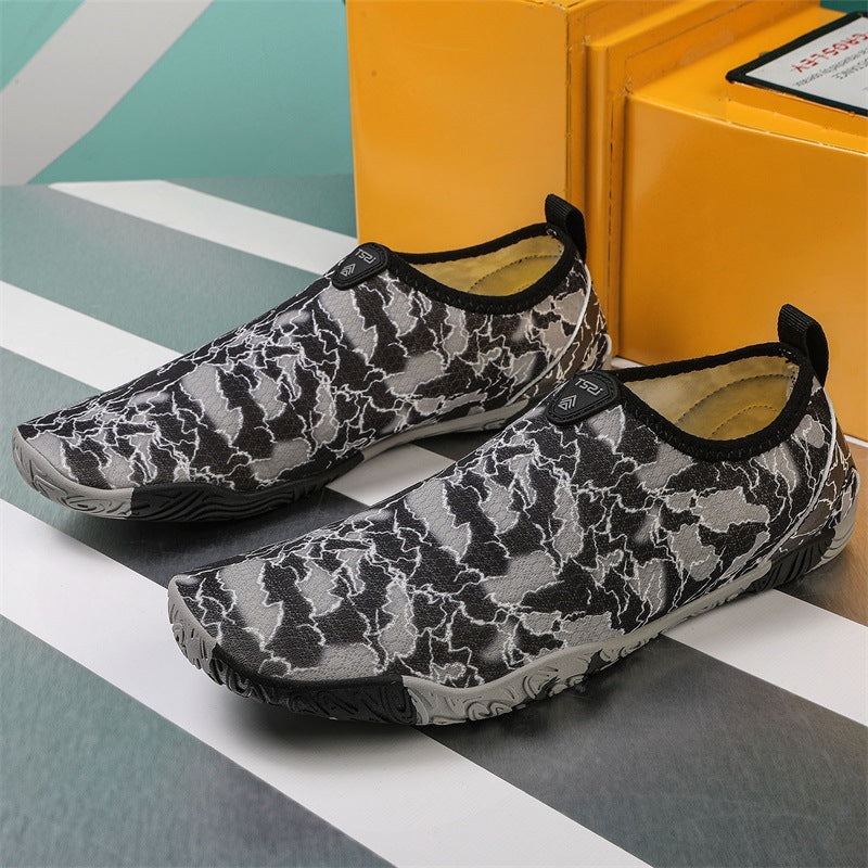 Damen flexible Schwimmschuhe mit rutschfester Sohle und atmungsaktivem Obermaterial