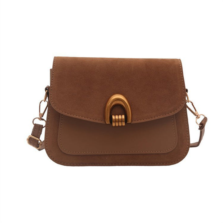 Damen elegante Umhängetasche mit goldener Schnalle Nord Taschen