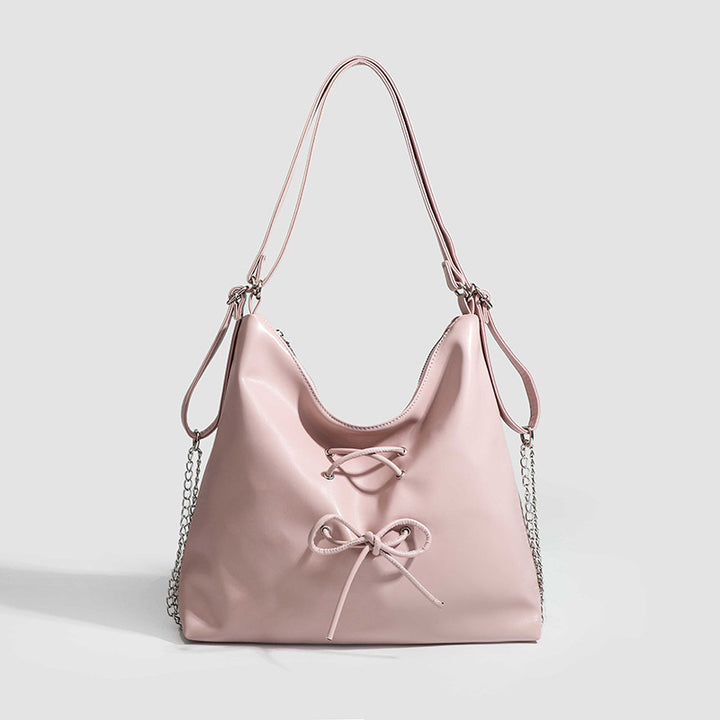 Damen Hobo-Tasche mit verspieltem Kordelzug und metallischen Akzenten Nord Taschen