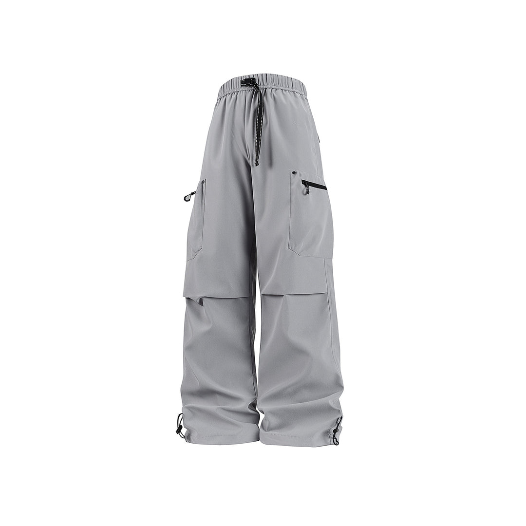 Damen Weite Technical-Cargo-Hose mit Tunnelzugbund, verstärkten Kniepartien und verstellbaren Beinabschlüssen Nord Taschen