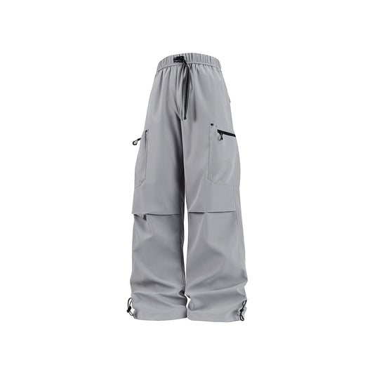 Damen Weite Technical-Cargo-Hose mit Tunnelzugbund, verstärkten Kniepartien und verstellbaren Beinabschlüssen Nord Taschen