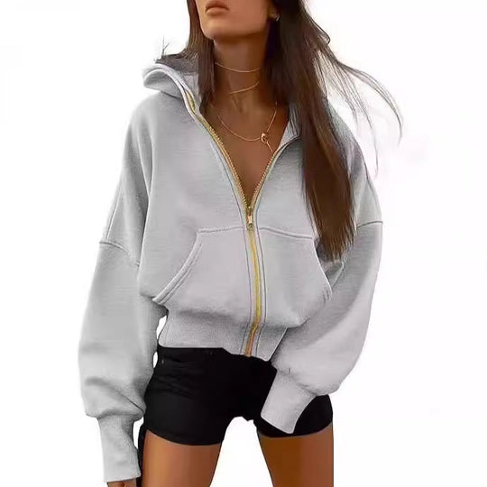 Damen oversized Kapuzenpullover
