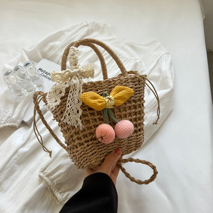 Damen Hobo-Tasche mit floralem Häkelmuster und dekorativen Details Nord Taschen