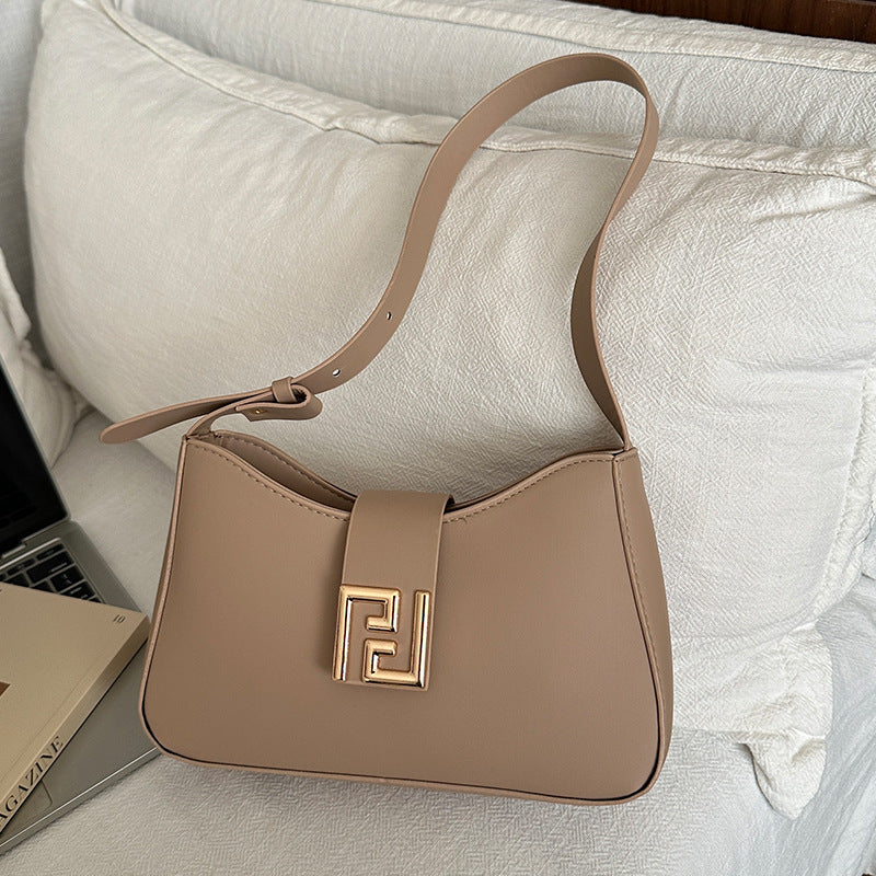 Damen modische Schultertasche mit elegantem Verschluss Nord Taschen