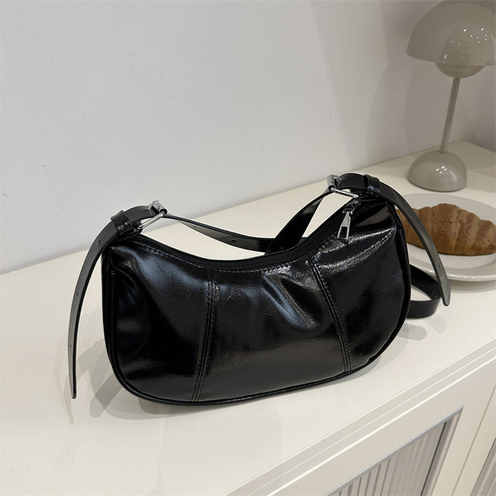 Damen Handtasche mit strukturiertem Kunstleder und verstellbarem Schulterriemen Nord Taschen
