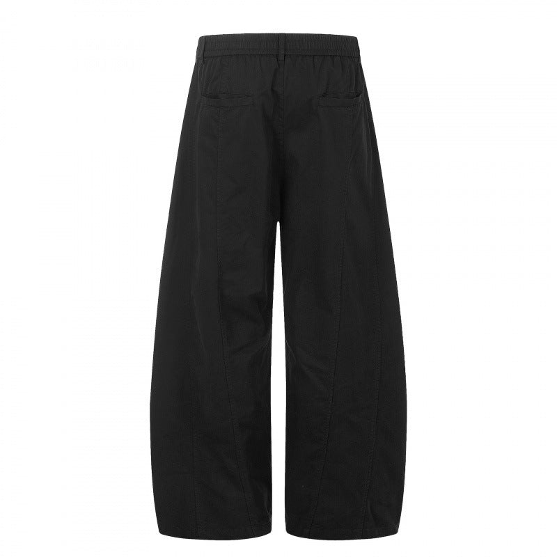 Damen weite Culotte-Hose im Cropped-Look mit elastischem Bund Nord Taschen