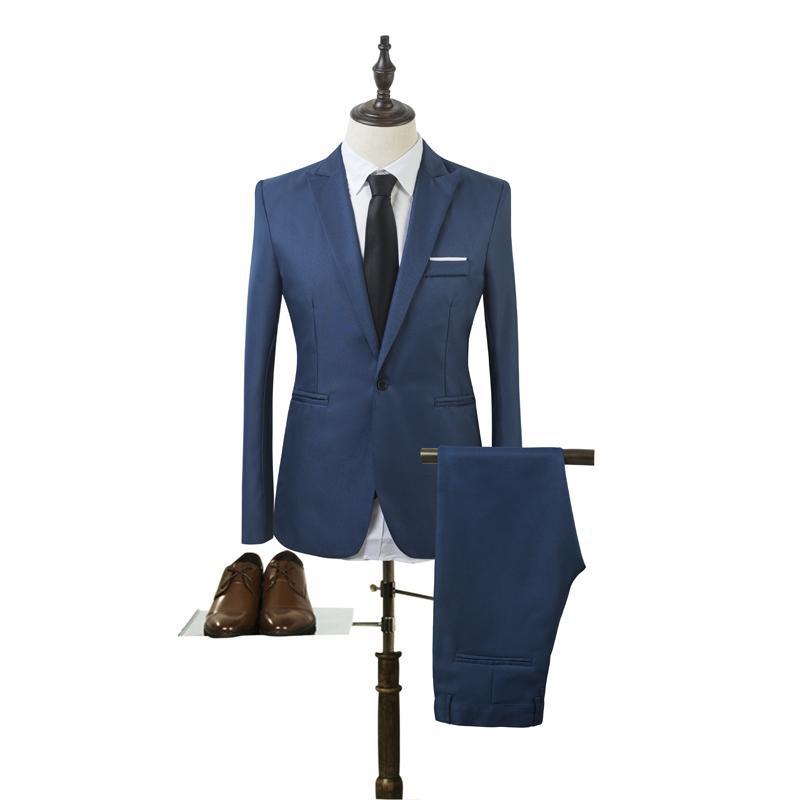 Herren schlanker Businessanzug mit tailliertem Sakko und Chino-Hose Nord Taschen
