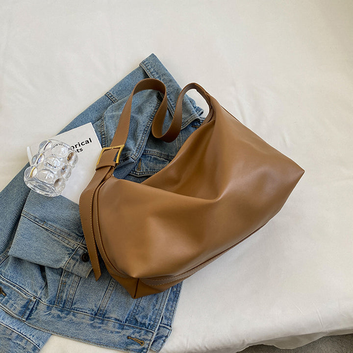 Damen elegante Hobo-Tasche aus hochwertigem Leder Nord Taschen