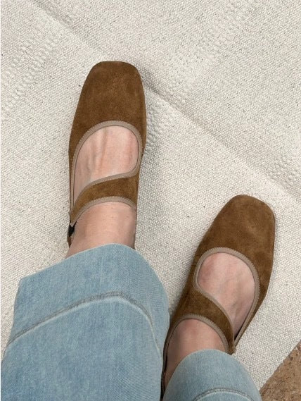Damen Komfortable Ballerinas mit eleganten Cut-Outs Nord Taschen