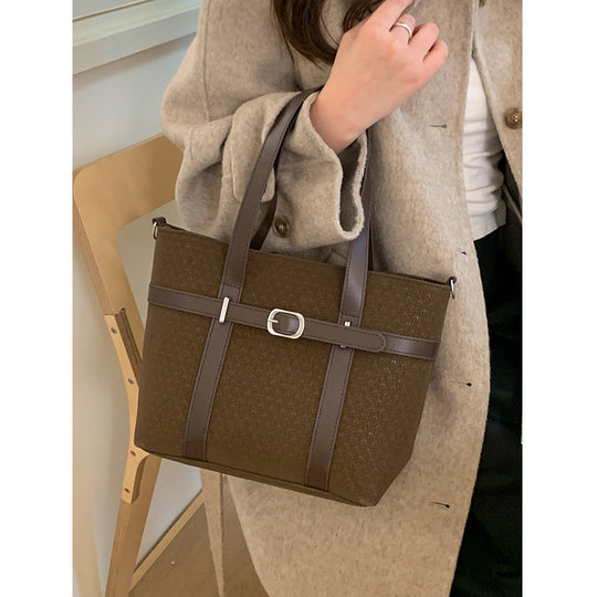 Damen modische Tragetasche mit strukturiertem Design und abnehmbarem Schulterriemen Nord Taschen