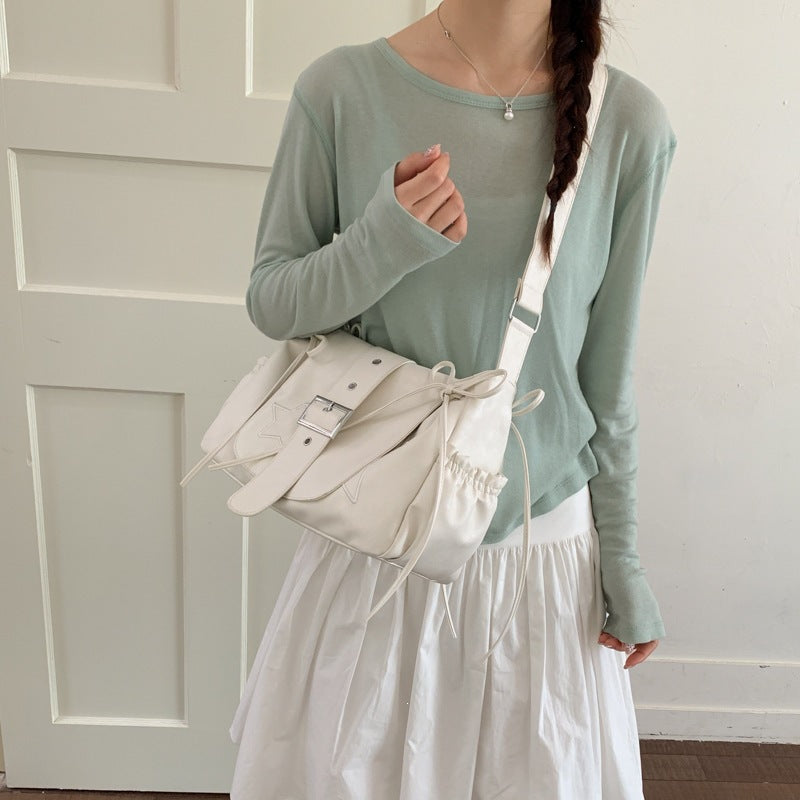 Damen Hobo-Tasche mit geflochtenem Detail und modischem Kordelzug Nord Taschen