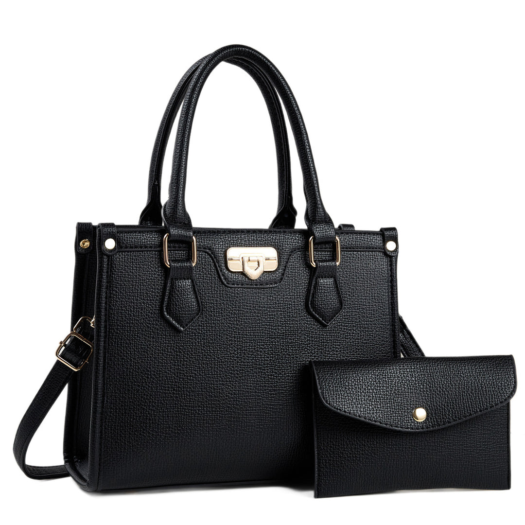 Damen elegante Henkeltasche mit abnehmbarer Clutch Nord Taschen