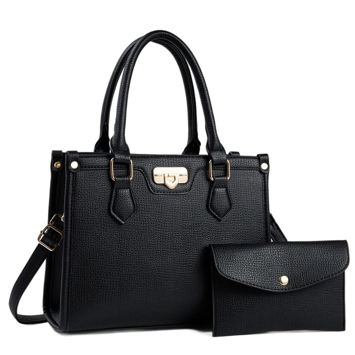 Damen elegante Henkeltasche mit abnehmbarer Clutch Nord Taschen