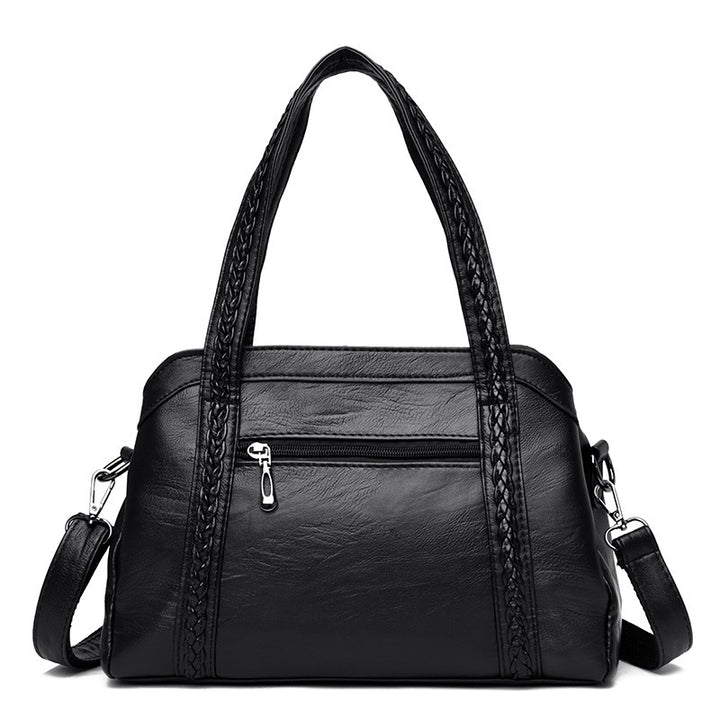 Damen stilvolle Handtasche mit strukturiertem Obermaterial Nord Taschen