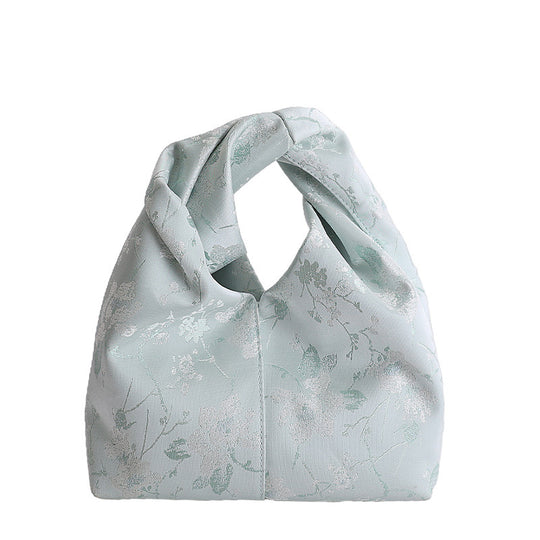 Damen Hobo-Tasche aus luxuriösem, blütenverziertem Stoff Nord Taschen