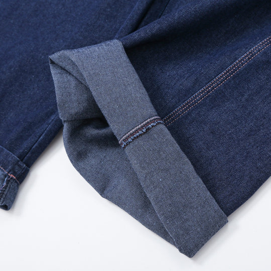 Damen High-Waist Weite Denim-Hose mit markanter Seitennaht und Retro-Silhouette Nord Taschen
