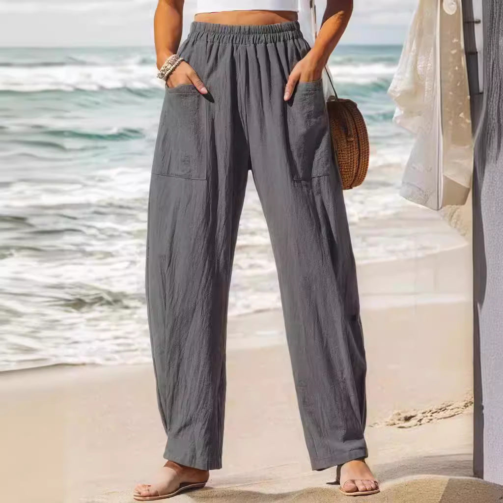 Damen Leichte und lässige Sommerhose