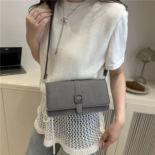 Damen Clutch mit eleganter Struktur Nord Taschen