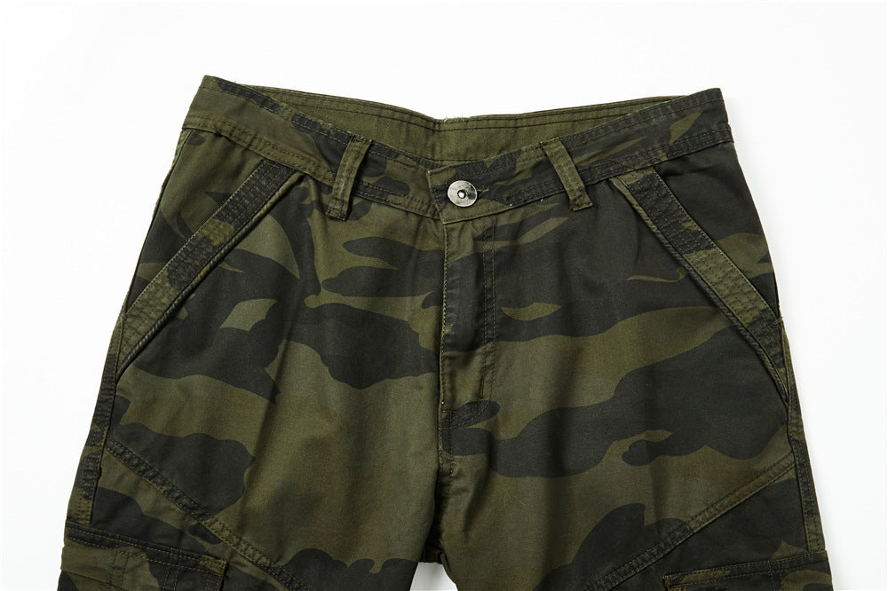 Herren Cargohose im Utility-Stil mit verstärkten Knien, Mehrfachtaschen und Kordelbund Nord Taschen