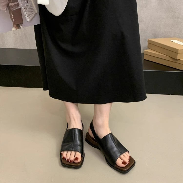 Damen elegante und bequeme Sandalen mit modischem Riemchen und ergonomischer Sohle